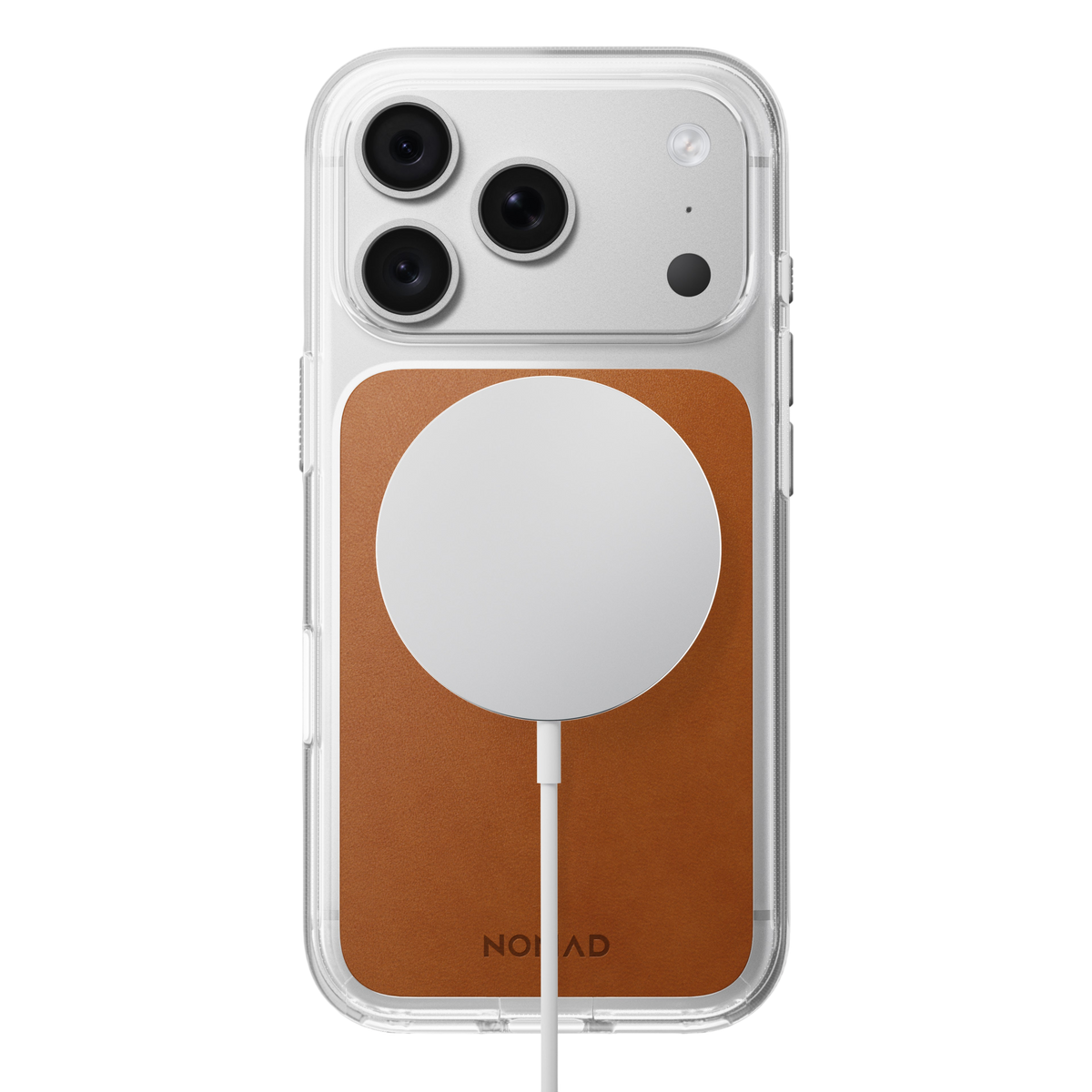 Nomad Clear Leather Case for iPhone 18 Pro