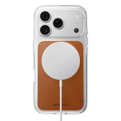 Nomad Clear Leather Case for iPhone 18 Pro