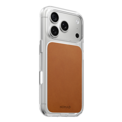 Nomad Clear Leather Case for iPhone 18 Pro