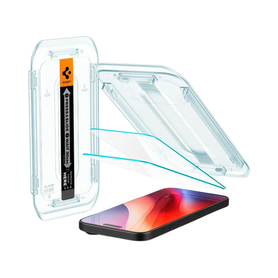 واقي شاشة Spigen iPhone 16 Pro Max - GLAS.tR EZ Fit - 1 عبوة