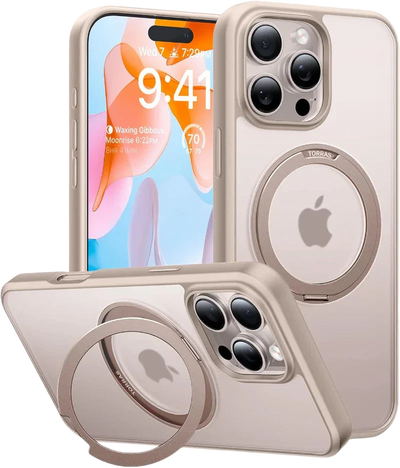 TOORAS Ostand Pro 360° Rotate Stand MagSafe Case for iPhone 16 Pro Max