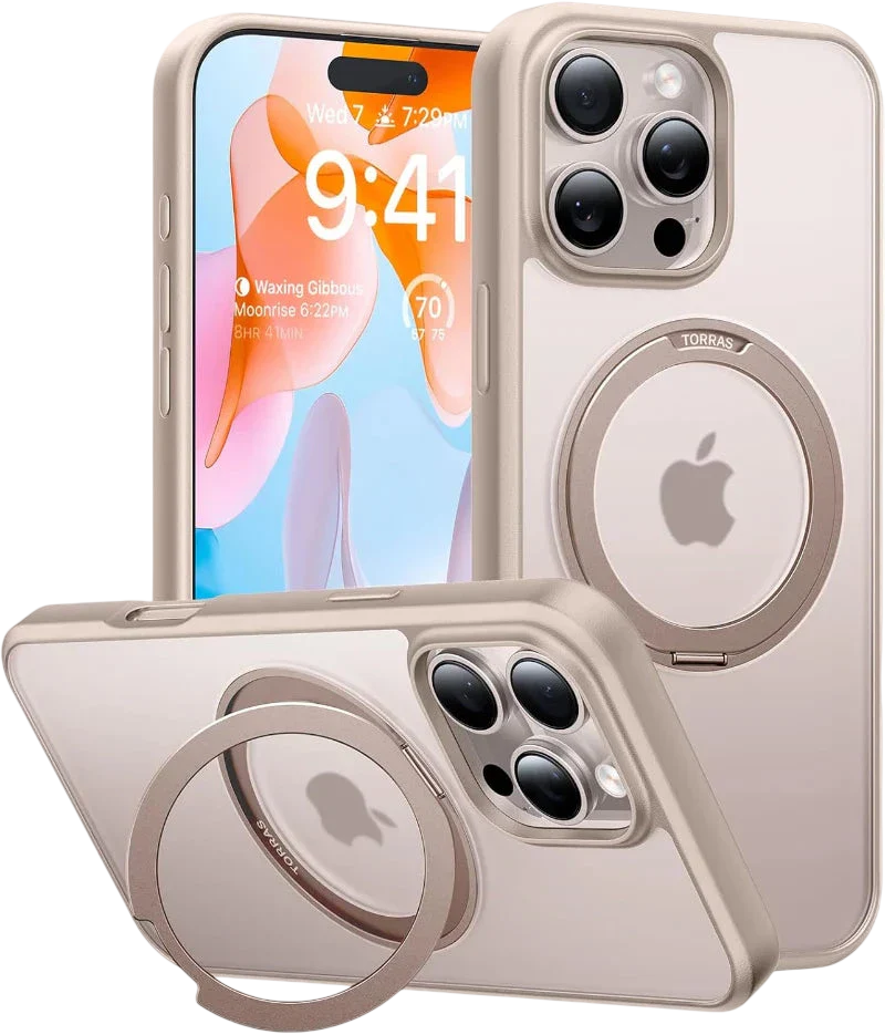 توارس Ostand Pro 360° Rotate Stand MagSafe Case for iPhone 16 Pro Max