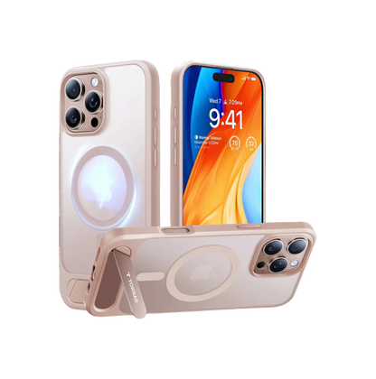 TORRAS Pstand Horizontal and Vertical Kickstand MagSafe Case for iPhone 16 Pro Max