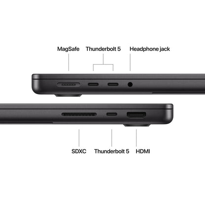 ماك بوك برو 14 بوصة مع شريحة M4 برو / M4 ماكس (2024 - لوحة مفاتيح إنجليزية)