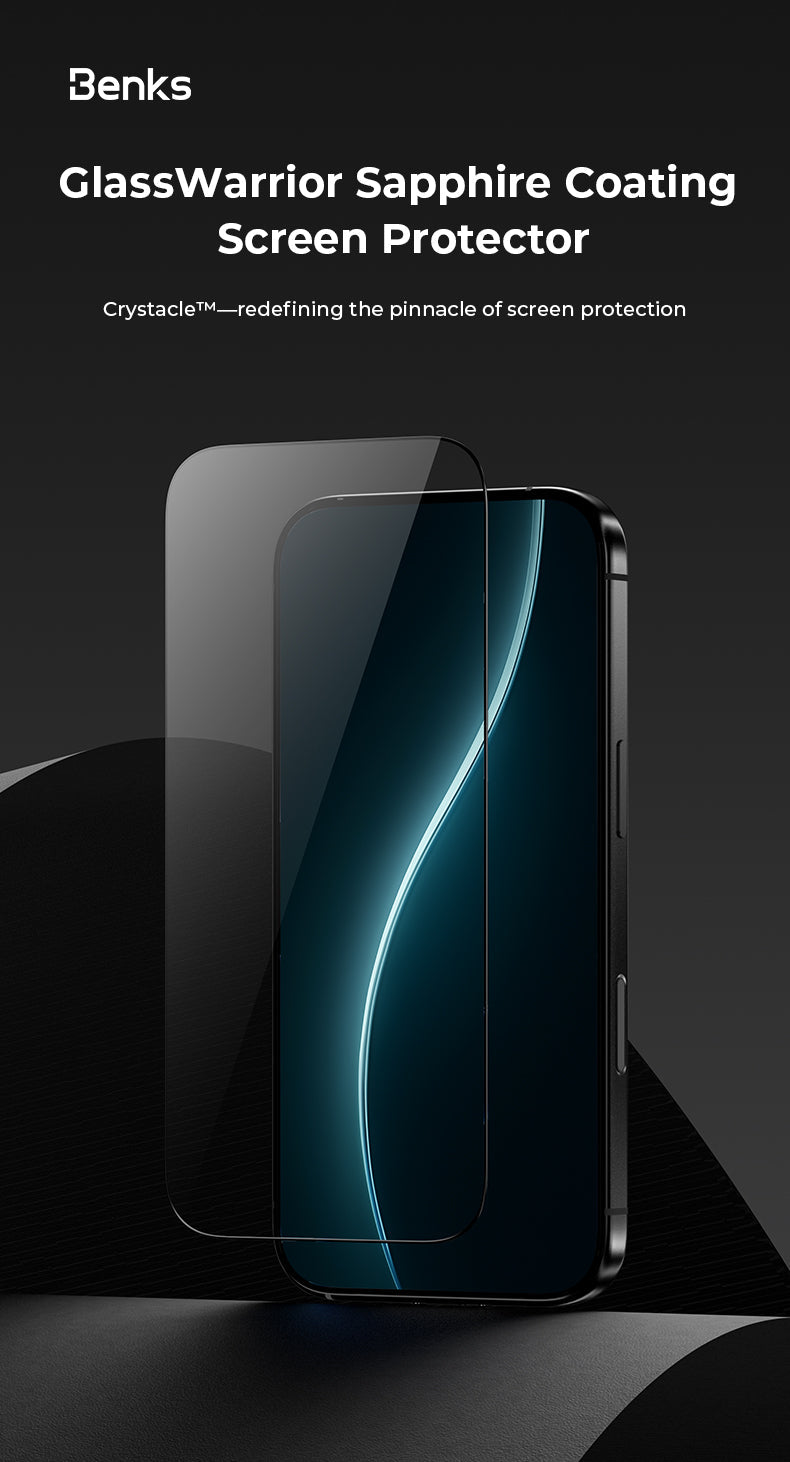 Benks GlassWarrior Sapphire Screen Protector for iPhone 17 Pro Max / 17 Pro / Air / 17