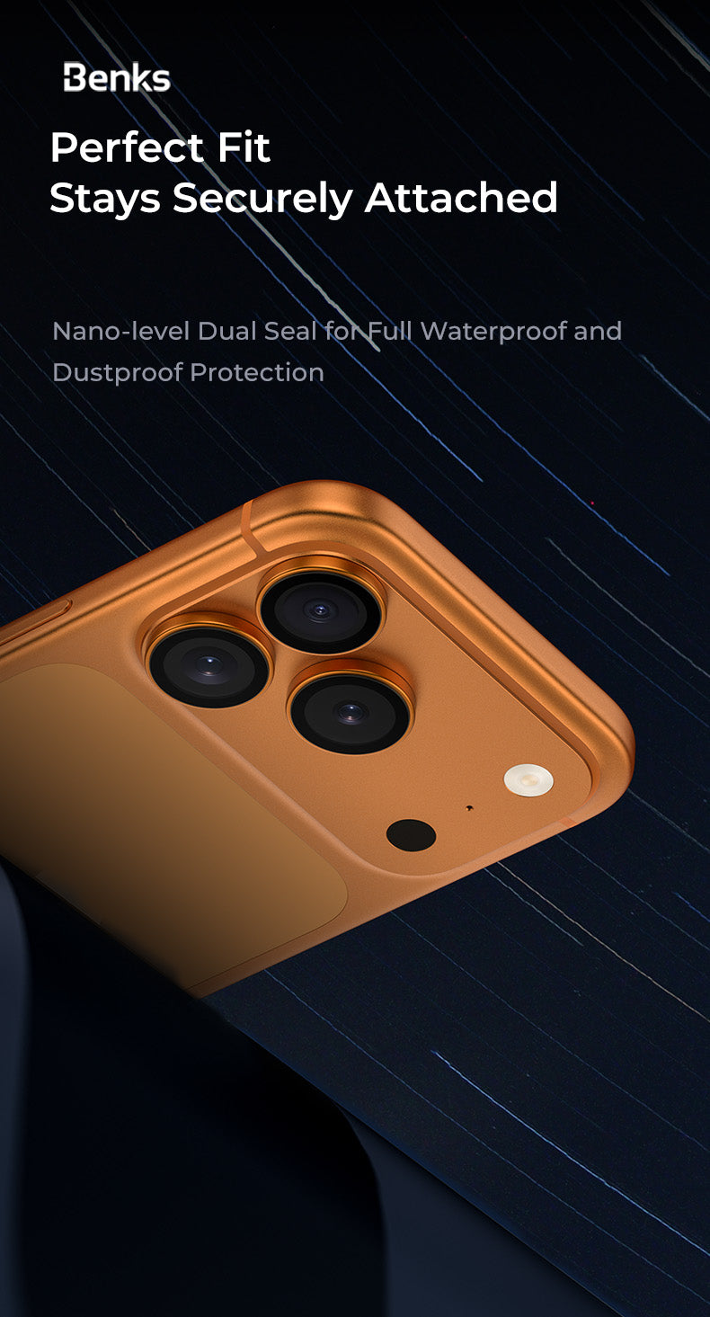 Benks Sapphire Lens Protector for iPhone 17 Pro Max / 17 Pro