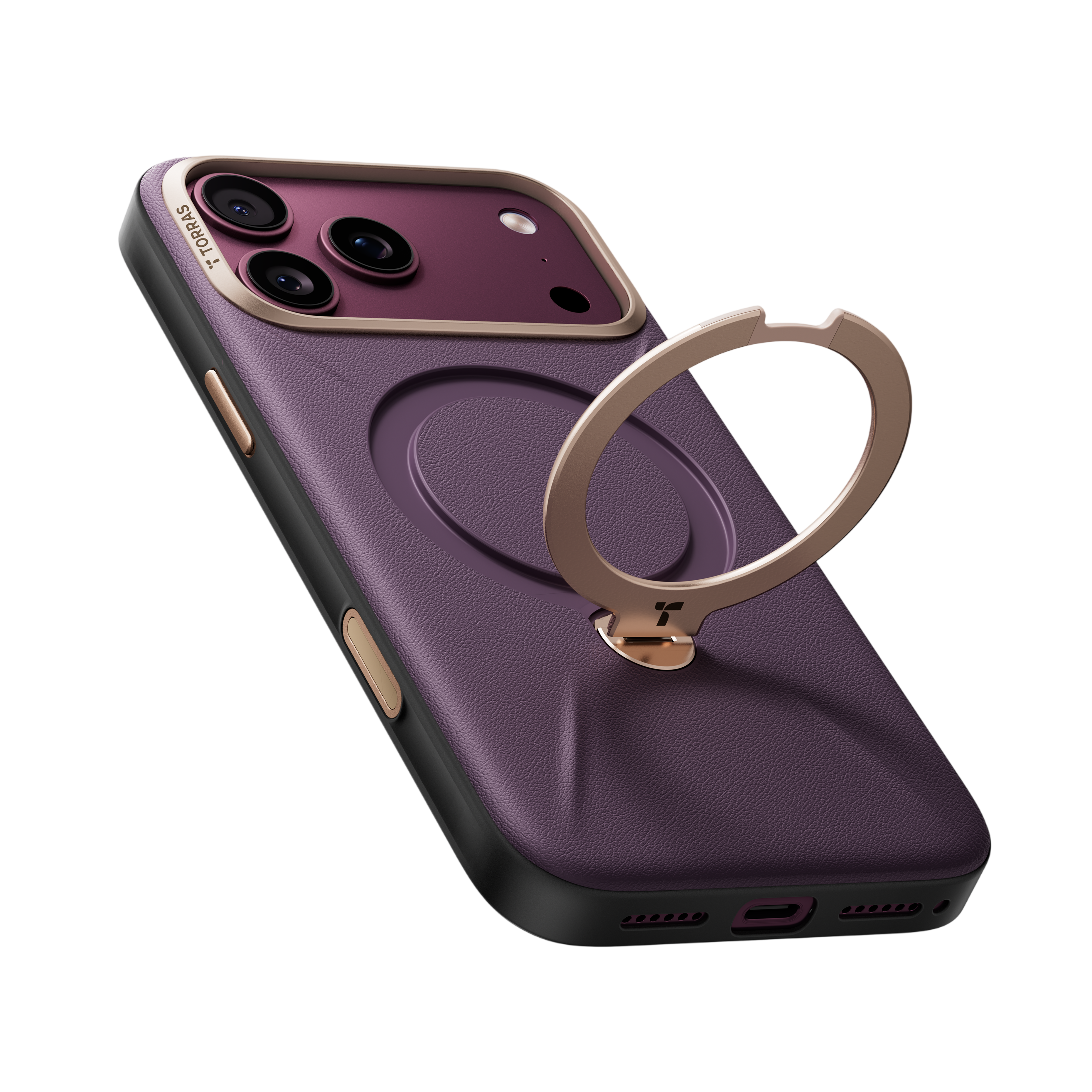 Torras Ostand Q3 VegSkin Case for iPhone 18 Pro Max