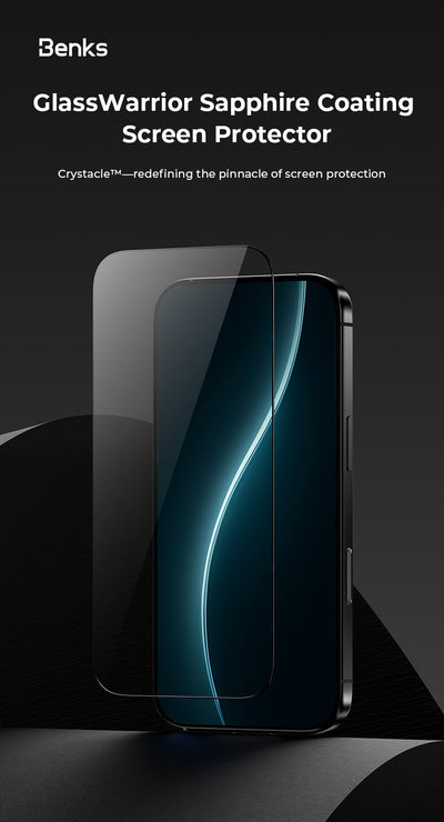 واقي شاشة Benks GlassWarrior Sapphire Screen Protector for iPhone 17 S