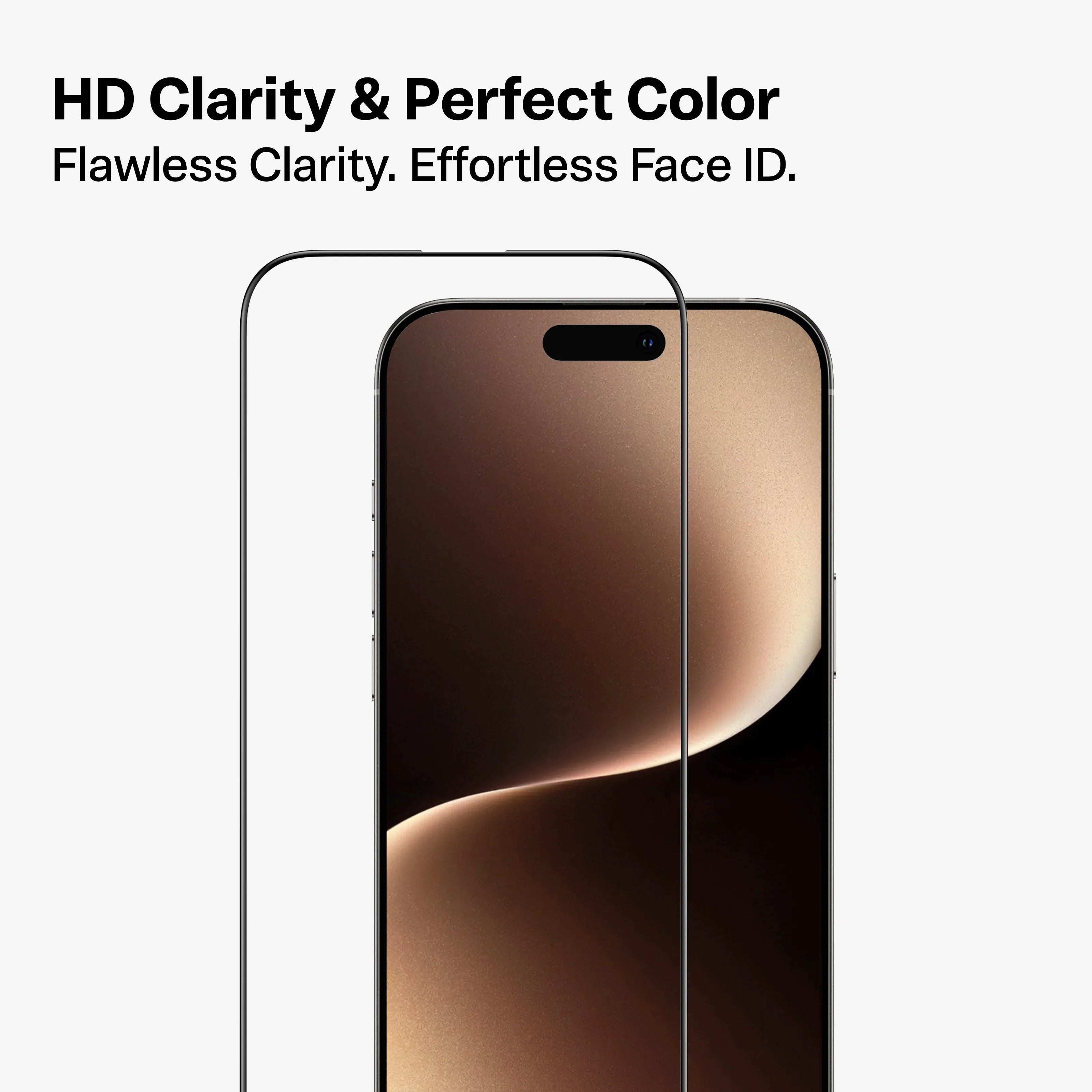 واقي شاشة زجاجي مقسى TORRAS GlassGo لجهاز iPhone 17 Pro Max / 17 Pro / 17 Air / 17 - عبوة واحدة