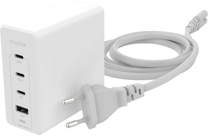 Mophie Wall Adapter 3 USB-C+1 USB-A 120W - White