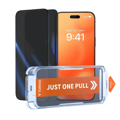 TORRAS GlassGo Tempered Glass Privacy Screen Protector for iPhone