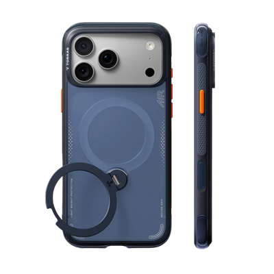 Torras Ostand Q3 Air Case for iPhone 18 Pro - Deep Blue 