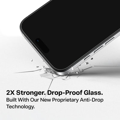 TORRAS GlassGo Tempered Glass Privacy Screen Protector for iPhone 17 Pro Max / 17 Pro / Air / 17 - 1 Pack