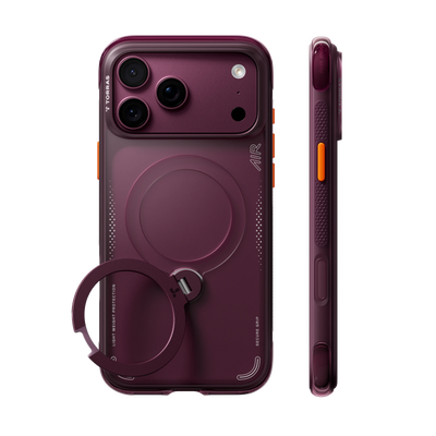 Torras Ostand Q3 Air Case for iPhone 18 Pro - Cosmic Purple 