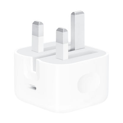 Apple 20W USB-C Power Adapter (3-Pin) with one year warranty