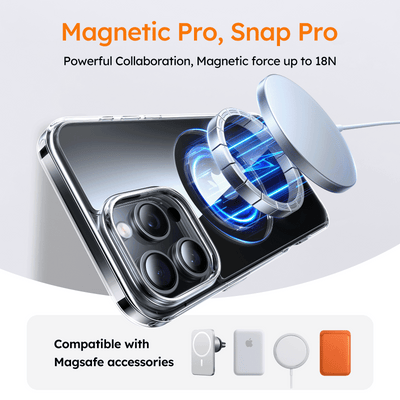 حافظة توراس Ostand Pro بحامل دوار 360° MagSafe لـ آيفون 16 برو