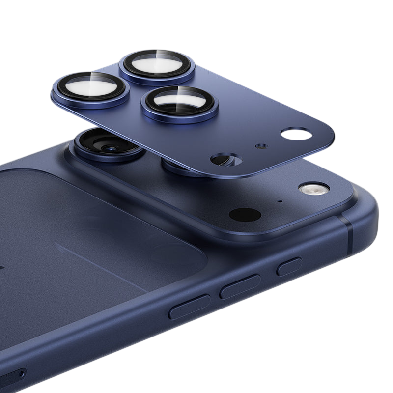 حماية زجاج بنكس وورير مغطاة بالكامل + واقي عدسة لجهاز آيفون 17 برو ماكس / 17 برو