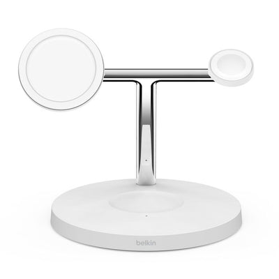 Belkin BoostCharge Pro 3-in-1 Wireless Charger with Official MagSafe Charging 15W