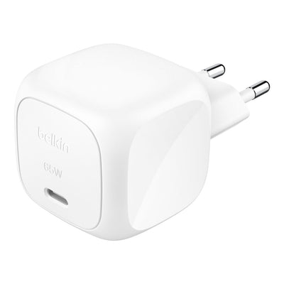 Belkin BoostCharge Compact USB-C Wall Charger 65W with 2-pin EU plug