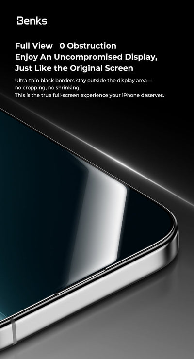 Benks GlassWarrior Sapphire Screen Protector for iPhone 17 Pro Max / 17 Pro / Air / 17