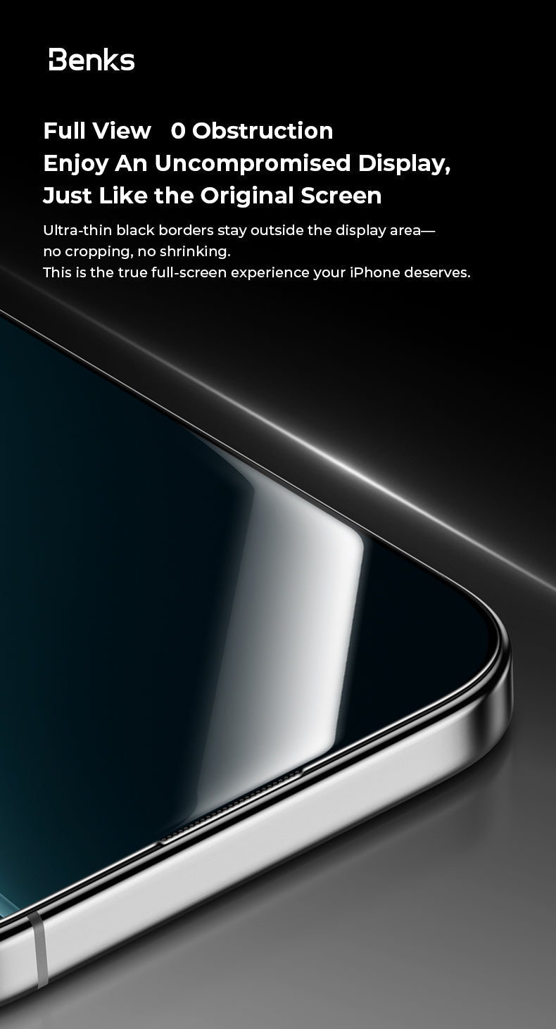 واقي شاشة Benks GlassWarrior Sapphire Screen Protector for iPhone 17 S