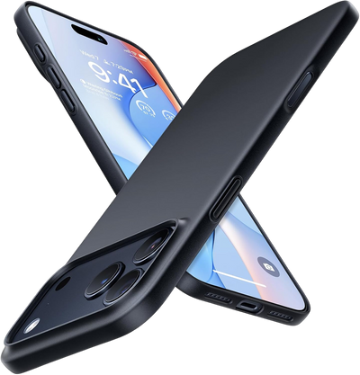 TORRAS SlimFit MagSafe Black Case for iPhone 17 Pro Max / 17 Pro / Air / 17