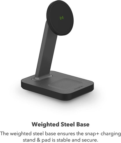 Mophie Universal Wireless Snap+Stand & Pad - Black