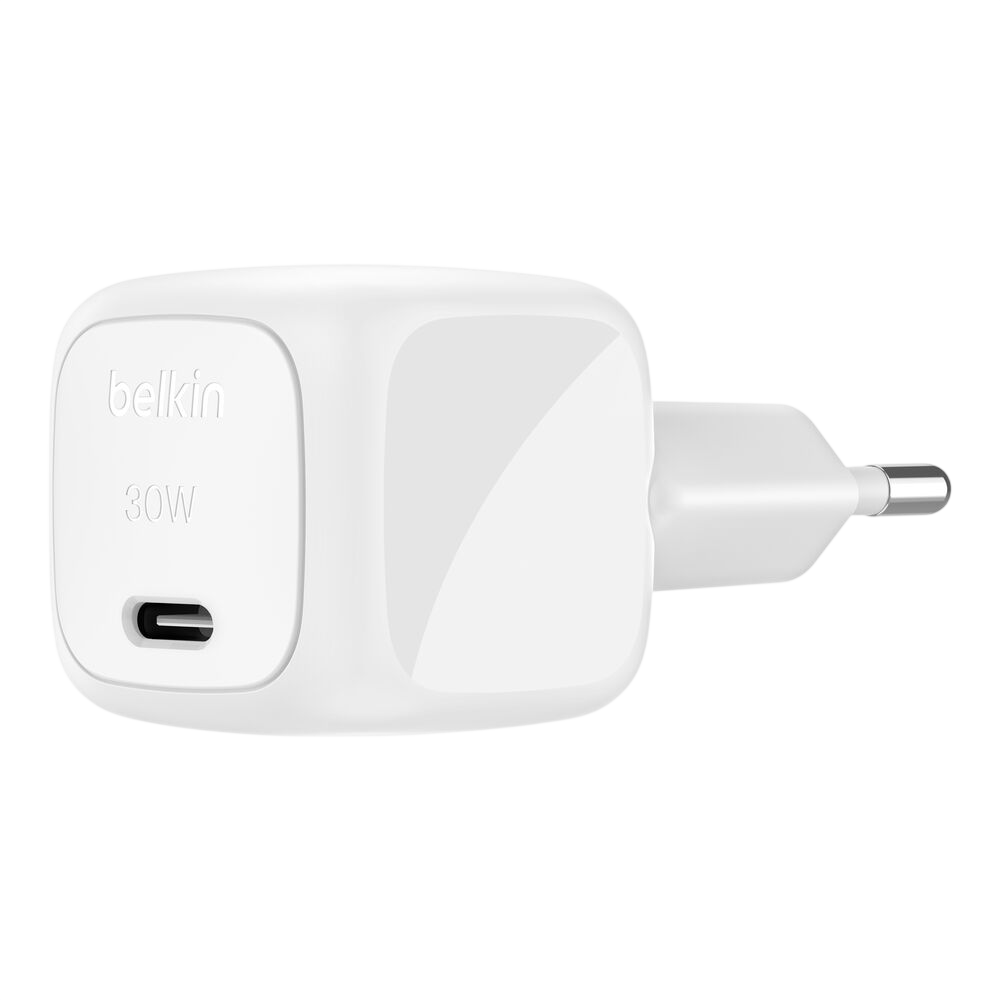 Belkin BoostCharge Compact USB-C Wall Charger 30W with 2-pin EU plug