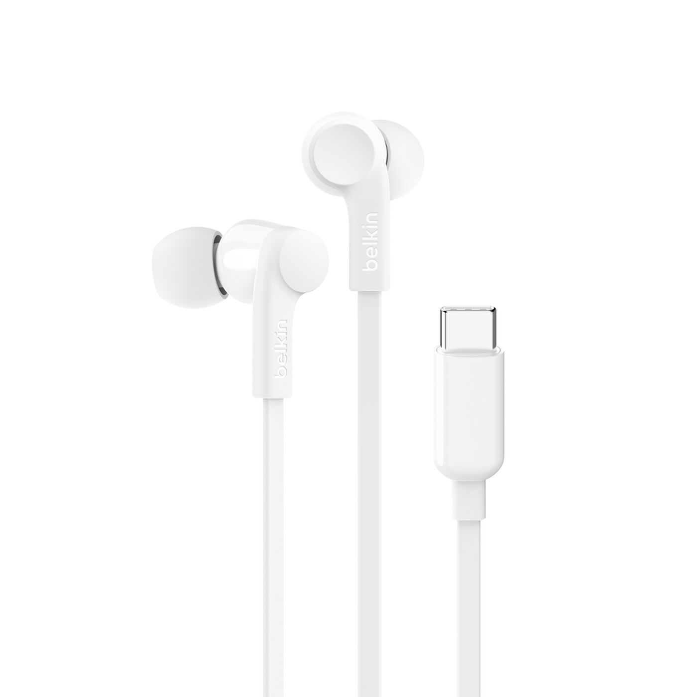 Belkin SoundForm Wired Earbuds with USB-C Connector - White 