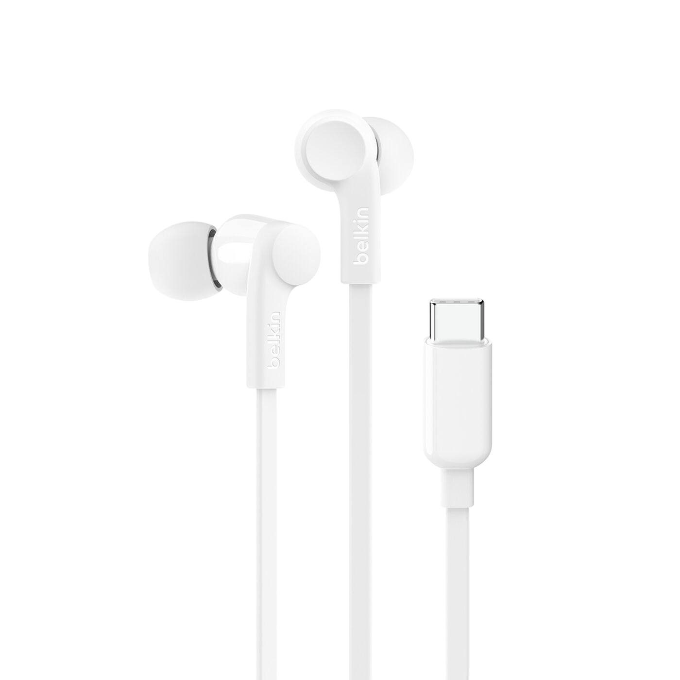 Belkin SoundForm Wired Earbuds with USB-C Connector - White 