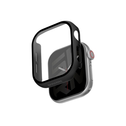 غطاء سليم Skinarma GADO مع واقي شاشة شفاف 9H لسلسلة ساعة آبل 11 / 10 46mm