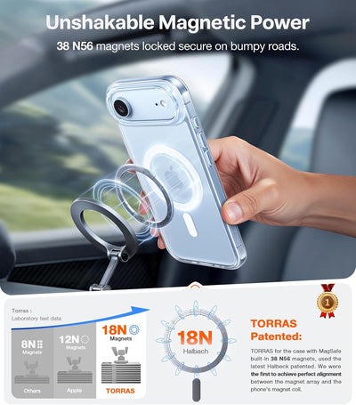 TORRAS SlimFit MagSafe Case for iPhone 17 Pro Max / 17 Pro / Air / 17