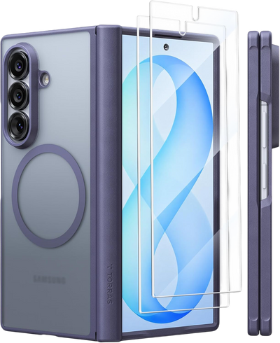 Torras Guardian-Mag for Samsung Galaxy Z Fold 8 Ultra - Violet Purple 