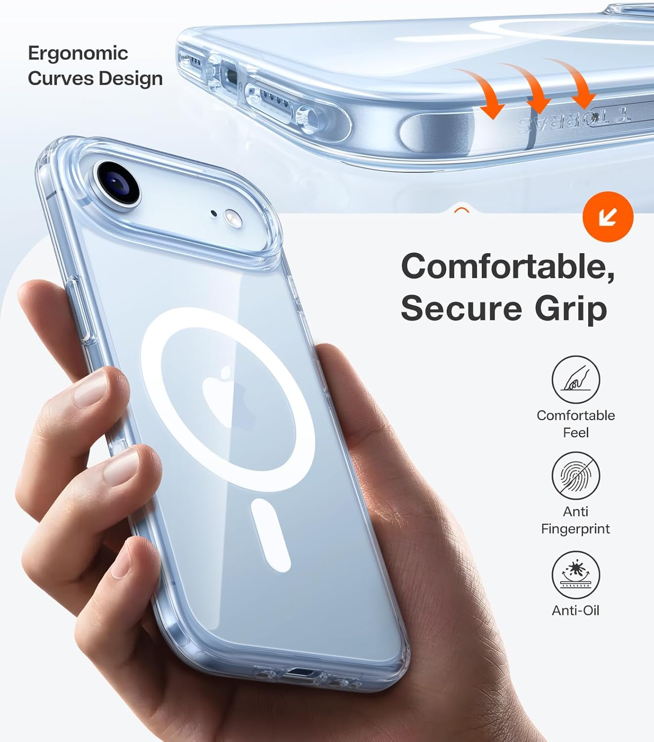 TORRAS SlimFit MagSafe Case for iPhone 17 Pro Max / 17 Pro / 17 Air / 17