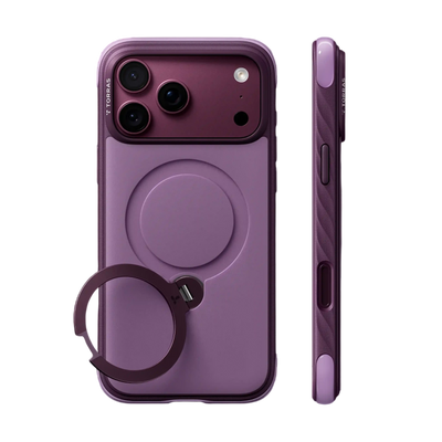 Torras Ostand Q3 Rugg Case for iPhone 18 Pro - Purple 