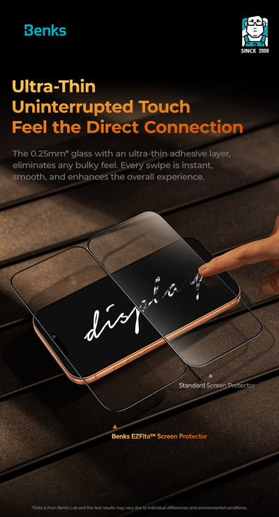 حماية شاشة بنكس جلاس ووريور سافاير V2.0 لجهاز آيفون 17 برو ماكس / 17 برو