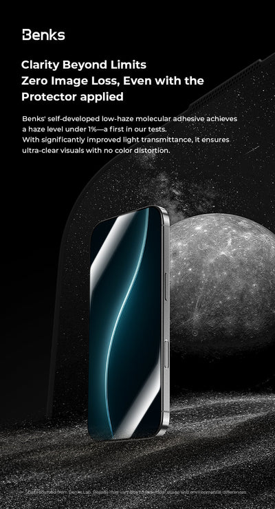 Benks GlassWarrior Sapphire Screen Protector for iPhone 17 Pro Max / 17 Pro / Air / 17