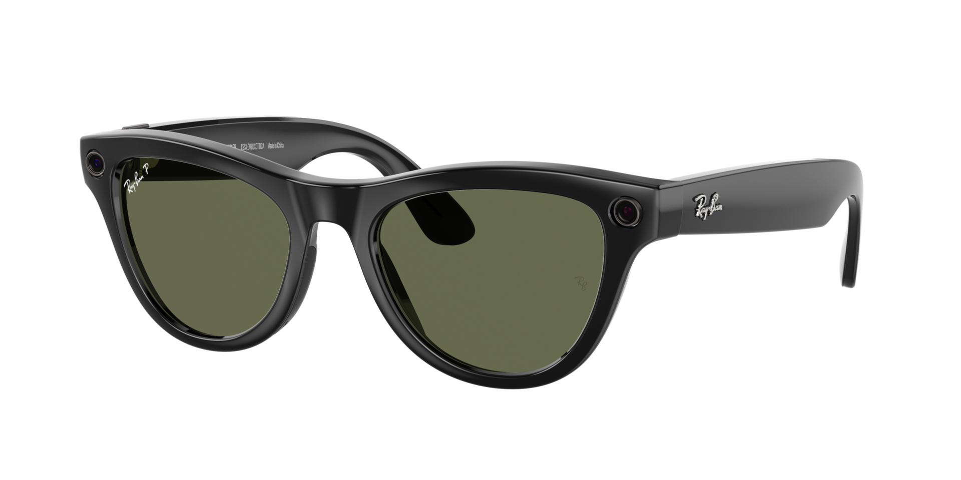 Ray-Ban Meta Skyler Gen 1 - Shiny Black / G15 Green
