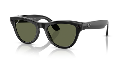 Ray-Ban Meta Skyler Gen 1 - Shiny Black / G15 Green
