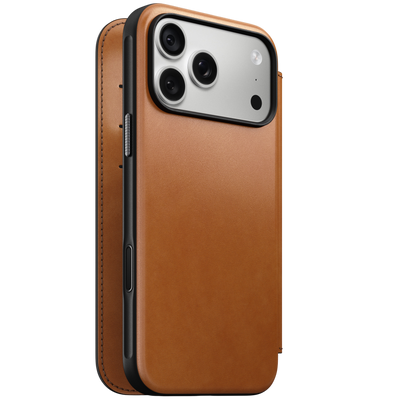Nomad Modern Leather Folio Case for iPhone 18 Pro Max