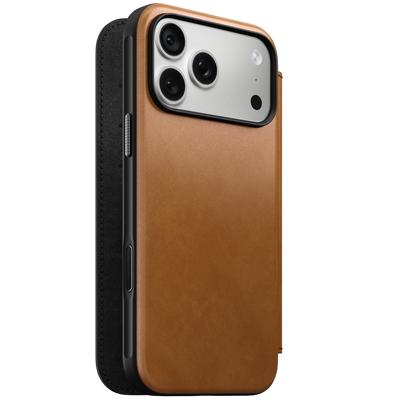 Nomad Modern Leather Folio Case for iPhone 18 Pro Max