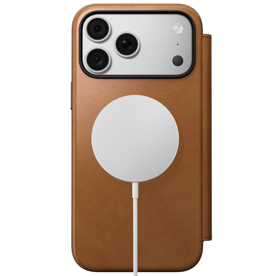 Nomad Modern Leather Folio Case for iPhone 18 Pro Max