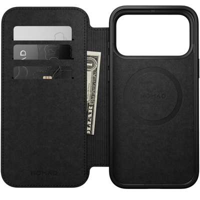 Nomad Modern Leather Folio Case for iPhone 18 Pro Max