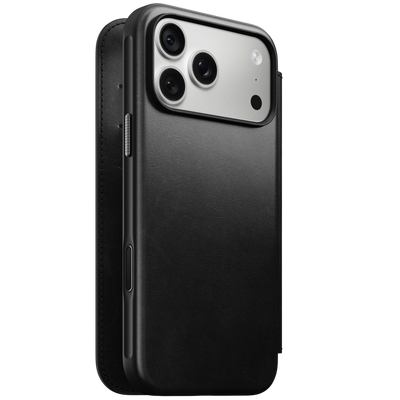 Nomad Modern Leather Folio Case for iPhone 18 Pro Max