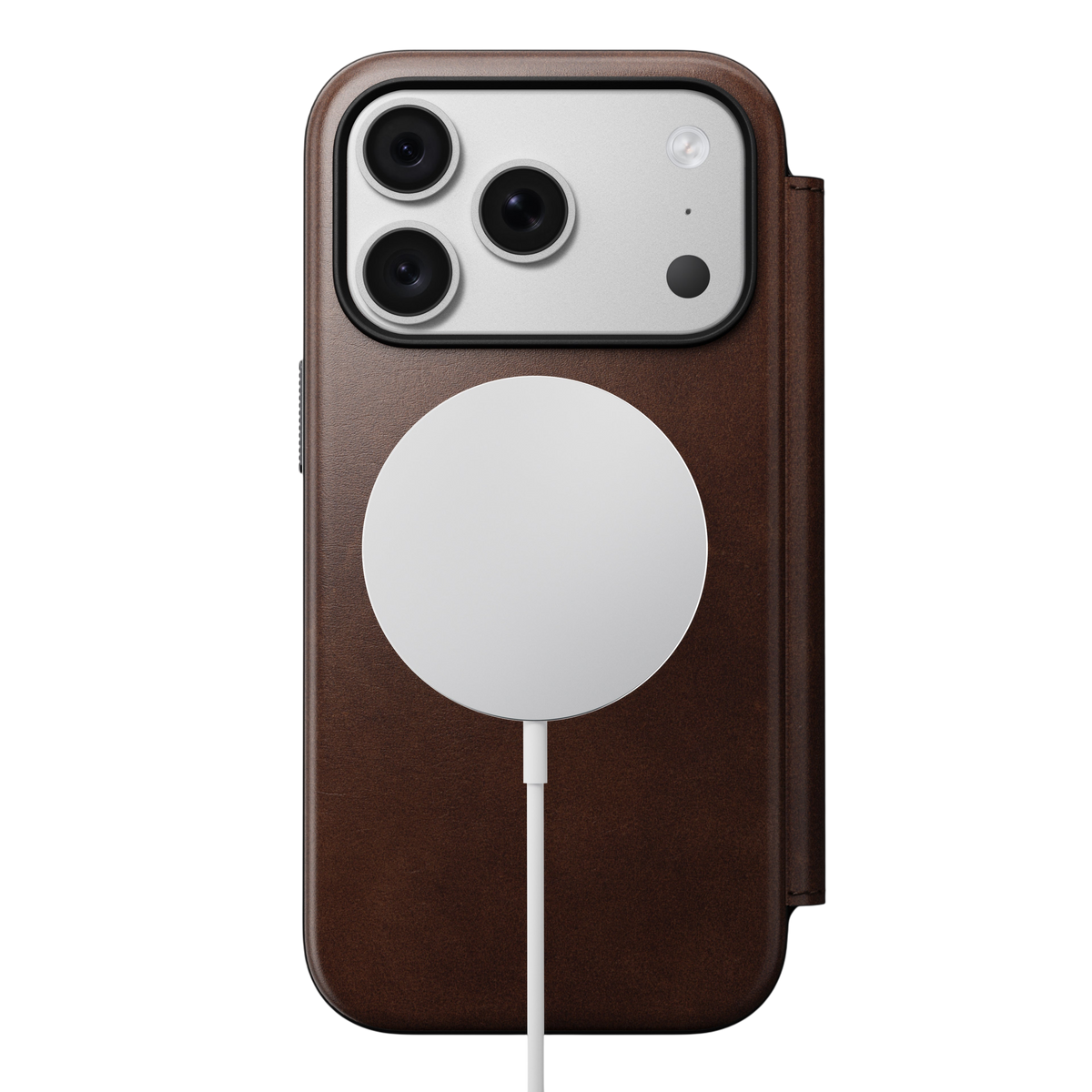 Nomad Modern Leather Folio Case for iPhone 18 Pro
