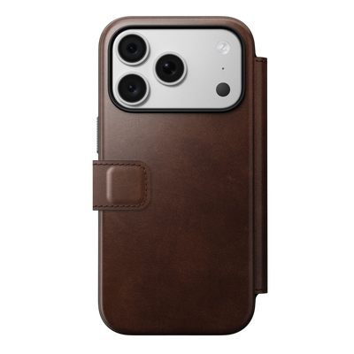 Nomad Modern Leather Folio Case for iPhone 18 Pro