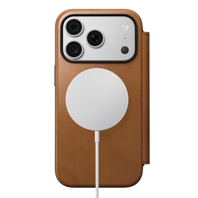Nomad Modern Leather Folio Case for iPhone 18 Pro