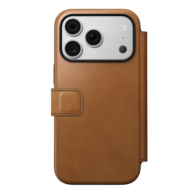 Nomad Modern Leather Folio Case for iPhone 18 Pro
