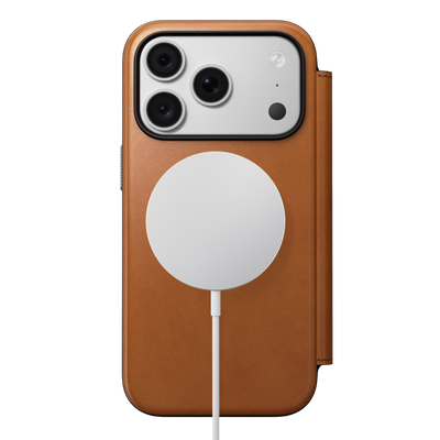 Nomad Modern Leather Folio Case for iPhone 18 Pro