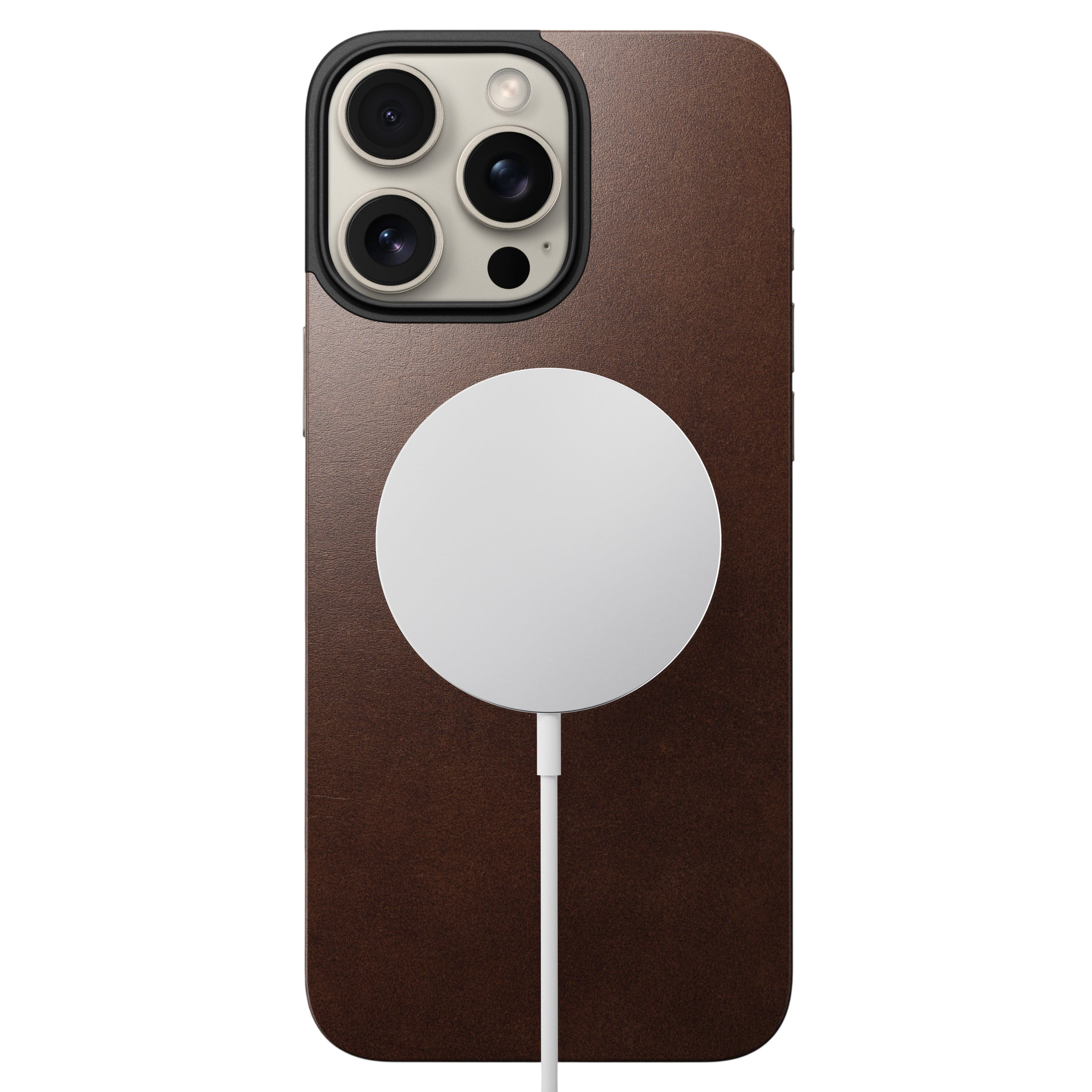 Nomad Magnetic Leather Back Case for iPhone 16 Pro Max